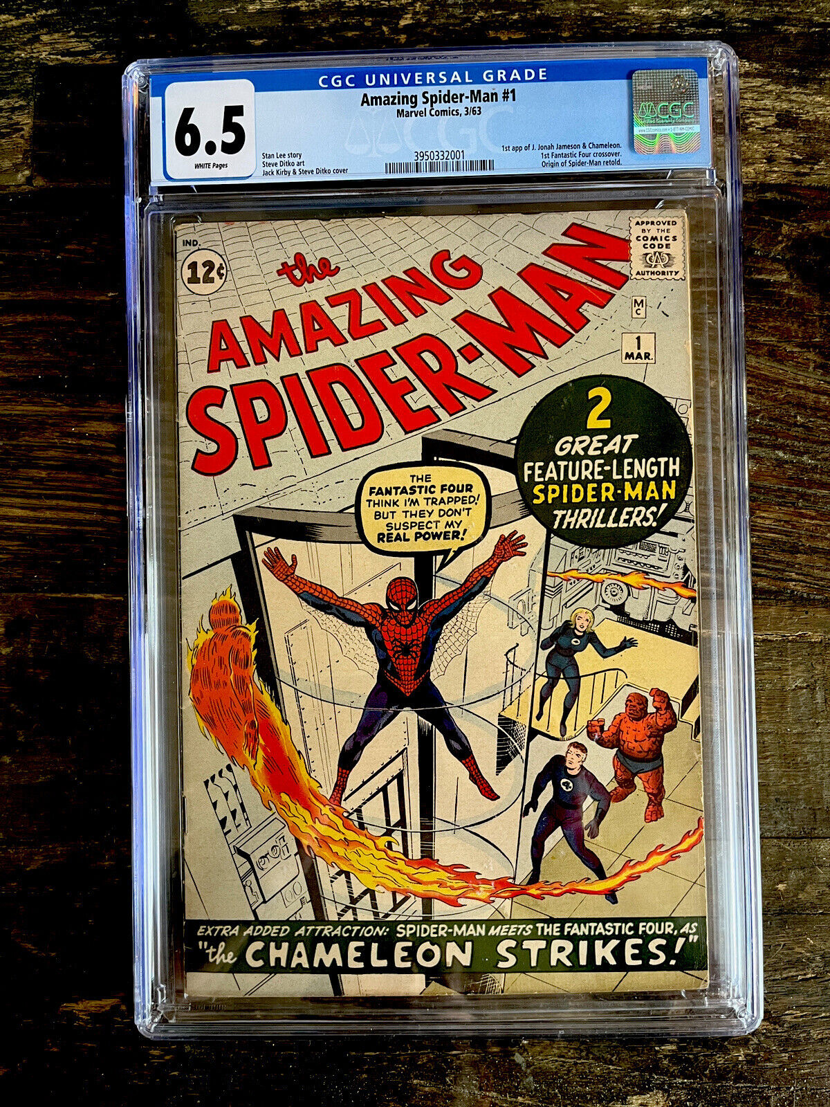 Restored Amazing Fantasy #15 CGC 9.8 Spider-Man Up For Auction