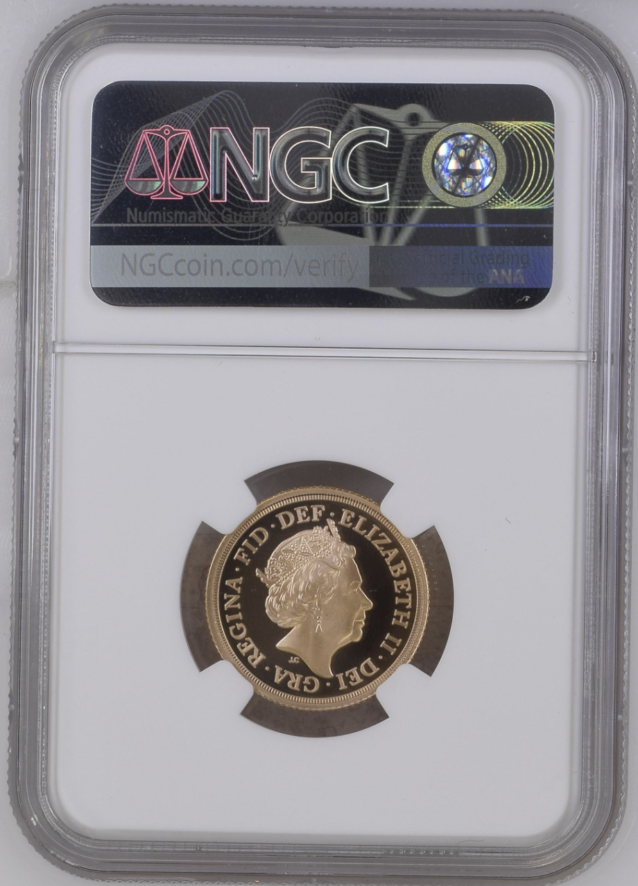 2022 Sovereign Gold Proof Platinum Jubilee NGC PF70 Ultra Cameo